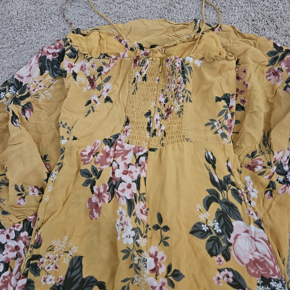 Reformation Floral Yellow Dress - Picture 10 of 10